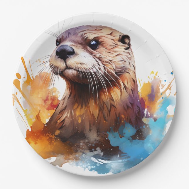 Prato De Papel Otter (Frente)