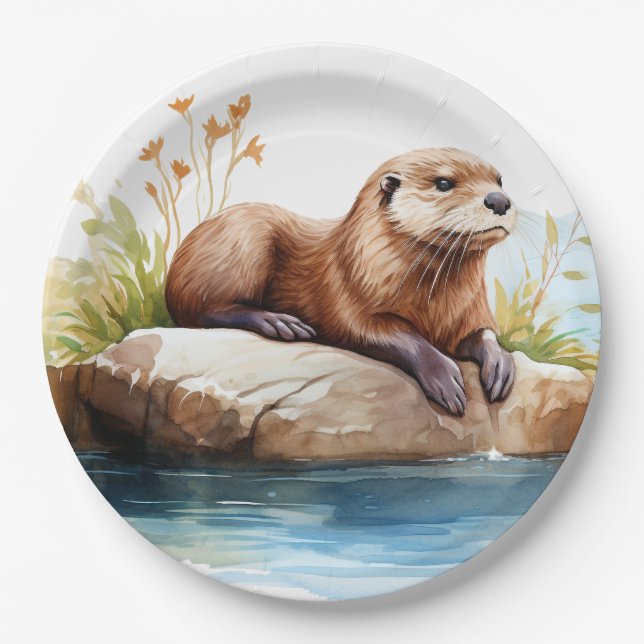 Prato De Papel Otter (Frente)