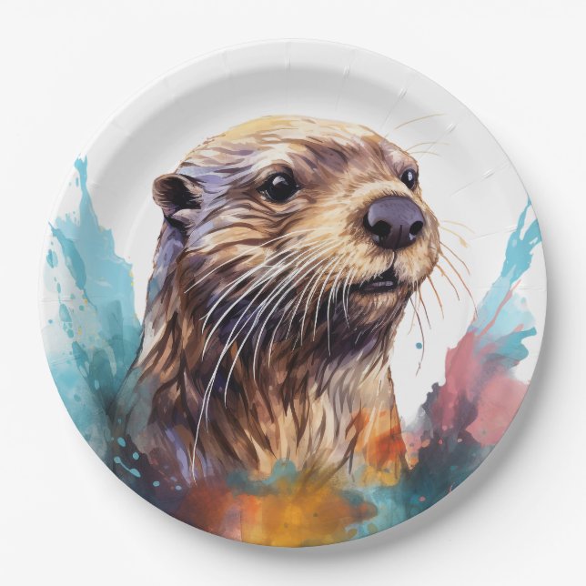 Prato De Papel Otter (Frente)