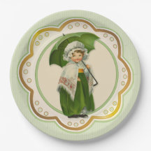 Ould Irlanda Irish Umbrella Girl