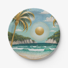 Prato De Papel Ouros