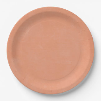 Prato de Papel Outono Laranja - Louças de Mesa de 