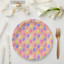 Prato De Papel Ovos de páscoa