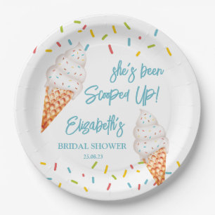 Prato De Papel PA personalizada do chá de panela de sorvete coopt