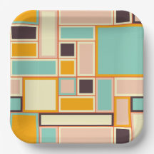Padrão abstrato vibrante com retângulos