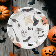 Padrão Assustador de Halloween Colorido