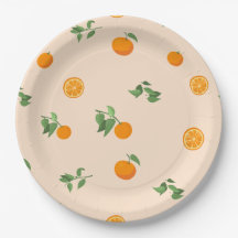Padrão clássico de citrino de fruta laranja
