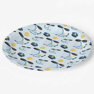 Prato De Papel Padrão da polícia