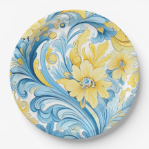 padrão de arte floral