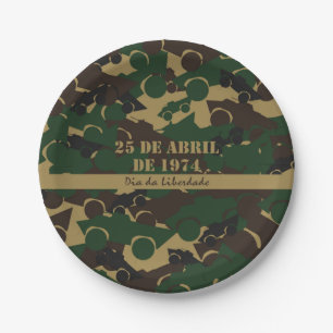 Prato De Papel Padrão de camuflagem de veículos militares