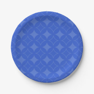 Prato De Papel Padrão de carga azul