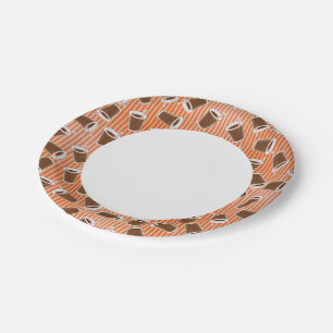 Prato De Papel Padrão de comida rápido 2