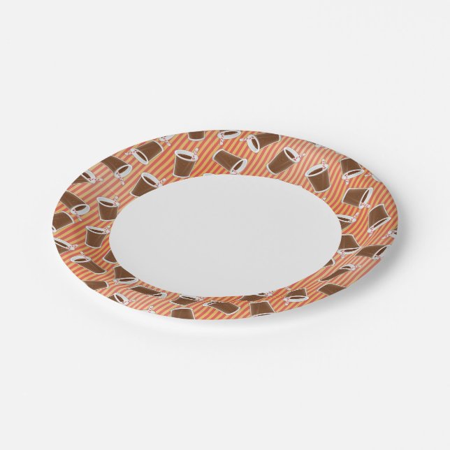 Prato De Papel Padrão de comida rápido 2 (Inclinado)