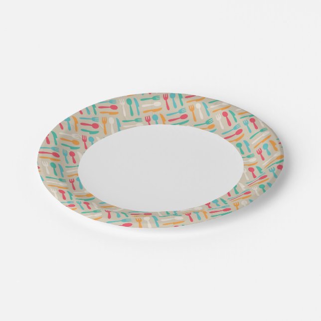 Prato De Papel Padrão de cozinha 3 (Inclinado)