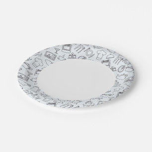 Prato De Papel Padrão de cozinha 4