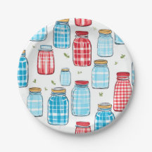 Padrão de Jarra Mason Xadrez – Charme de Cozinha C