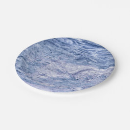 Prato De Papel Padrão de Pedra Natural