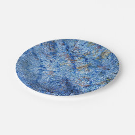 Prato De Papel Padrão de Pedra Natural