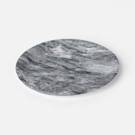Prato De Papel Padrão de Pedra Natural