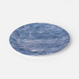 Prato De Papel Padrão de Pedra Natural