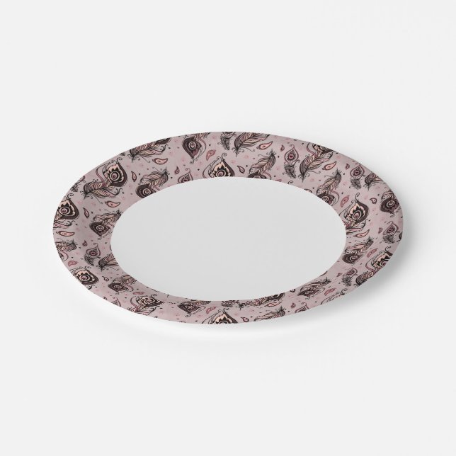 Prato De Papel Padrão de pena de pico (Inclinado)