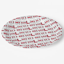 Padrão de Tipografia das Cores de Sinalizador Ingl