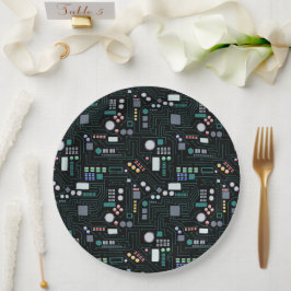 Prato De Papel Padrão do Conselho do circuito do computador