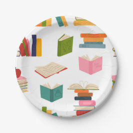 Prato De Papel Padrão do livro