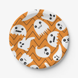 Prato De Papel padrão fantasma