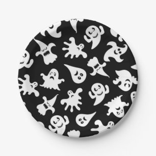 Prato De Papel padrão fantasma