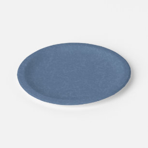 Prato De Papel Padrão texturizado azul com nuvem espiral