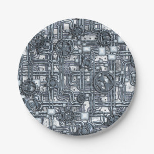 Prato De Papel Painel de galhardetes - Ursos e Tubos - Aço