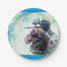 Paintball azul