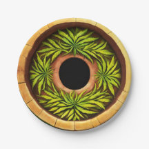 Paleta da natureza: Placas de papel projetadas