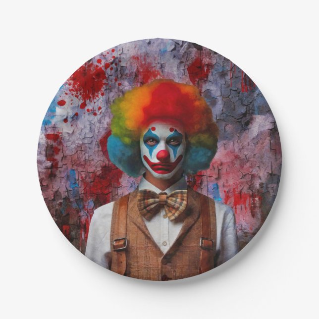Prato De Papel Palhaço 2 (Frente)