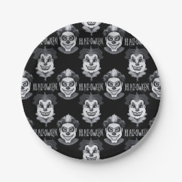 Prato De Papel Palhaços Assustadores Festa de Halloween Spooky