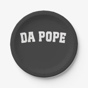 Prato De Papel Papa Leão XIV Igreja Cristã Do Papa Da