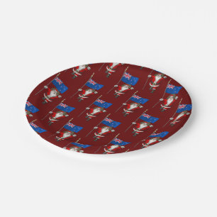 Prato De Papel Papai Noel, Alferes Da Nova Zelândia