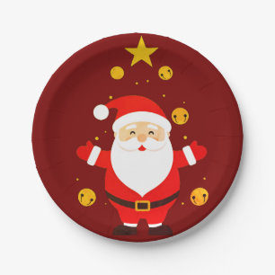 Prato De Papel Papai Noel Conhece Moisés: Unique Starry T-Shirt D