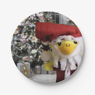 Prato De Papel Papais noeis do Danny Duck.