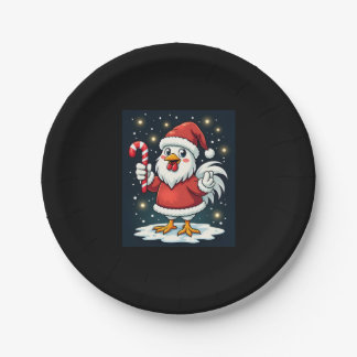 Prato De Papel Papais noeis Joy Chicken