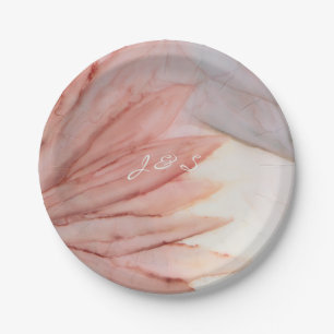 Prato De Papel Papéis Casados Adoráveis em Pinks e Lavandas