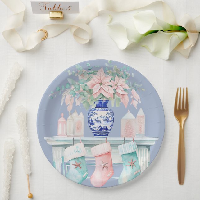 Prato De Papel Papéis de Lareira de Natal (Casamento)