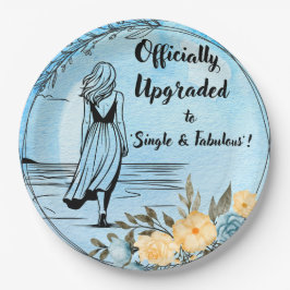 Prato De Papel Papéis de mulheres recém-divididas - Engraçados