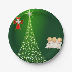 Prato De Papel Papéis de Natal