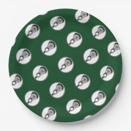 Prato De Papel Papéis do Partido Esportivo Lacrosse