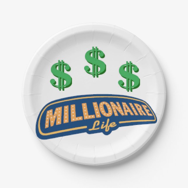 Prato De Papel Papel Coloca Dinheiro (Frente)