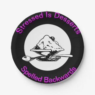 Prato De Papel Papel Coloca Engraçados Desserts Aniversários