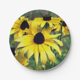 Prato De Papel Papel de Flor Amarelo