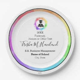 Prato De Papel Papel de Graduação Cores d'água da Plata HAMbyWG